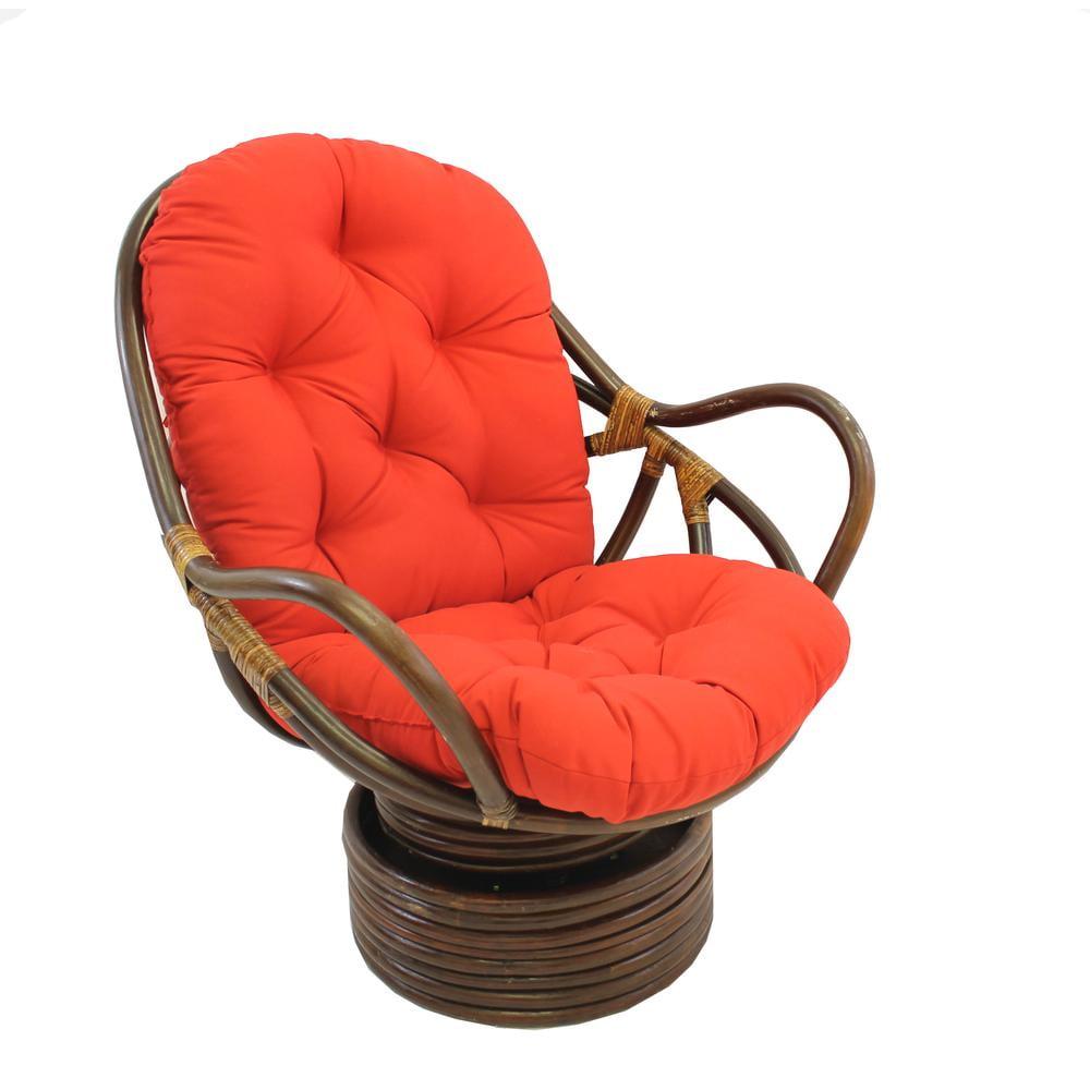 Swivel Rocker with Twill Cushion - International Caravan