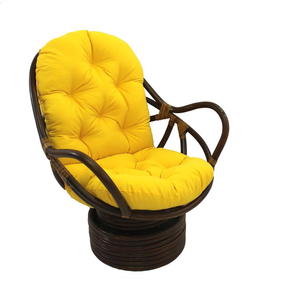 Swivel Rocker with Twill Cushion - International Caravan