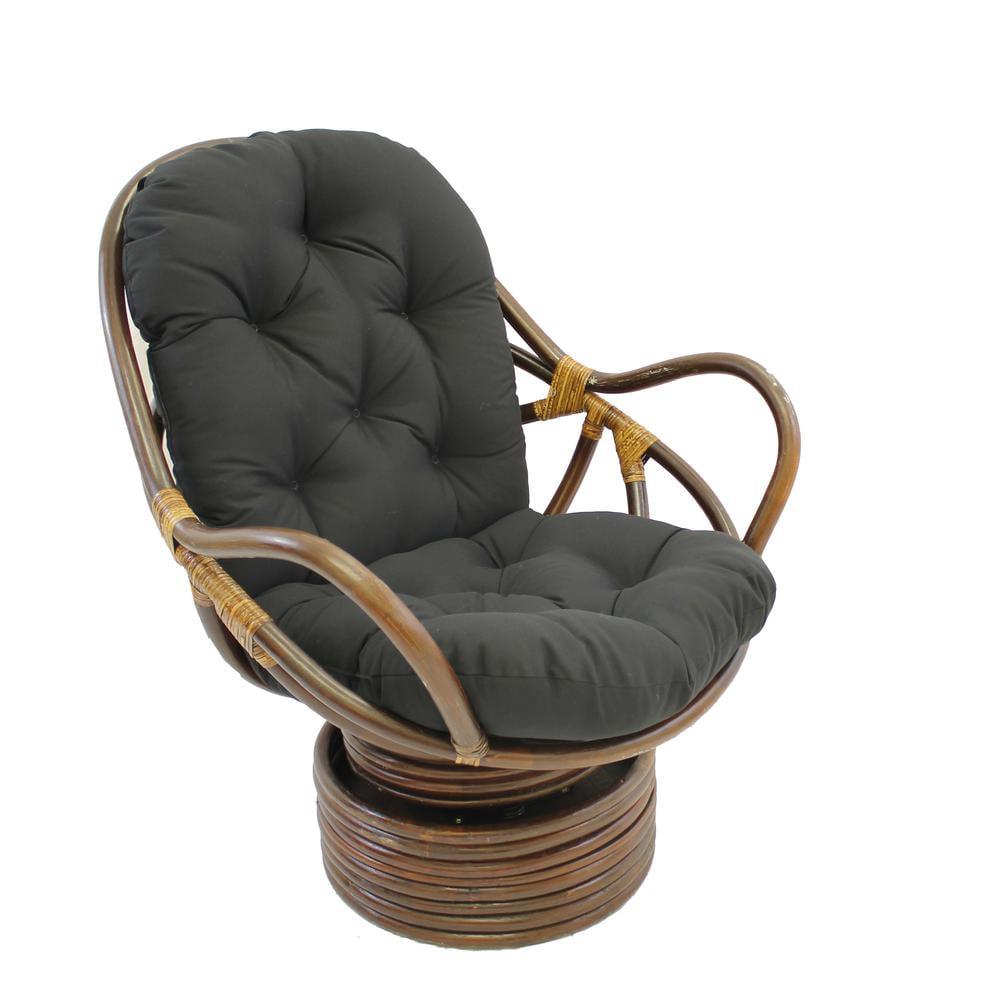 Swivel Rocker with Twill Cushion - International Caravan