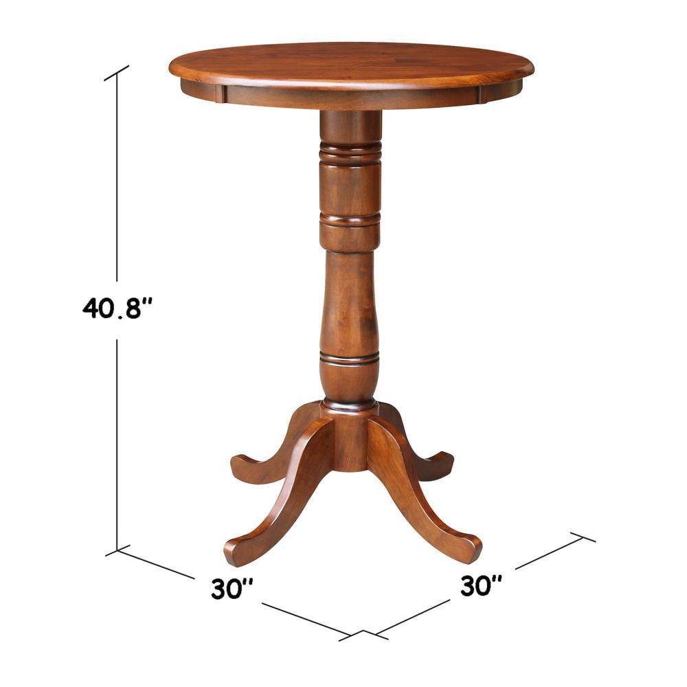 International Concepts 30 inches Round Top Pedestal Table - 40.9 inchesH