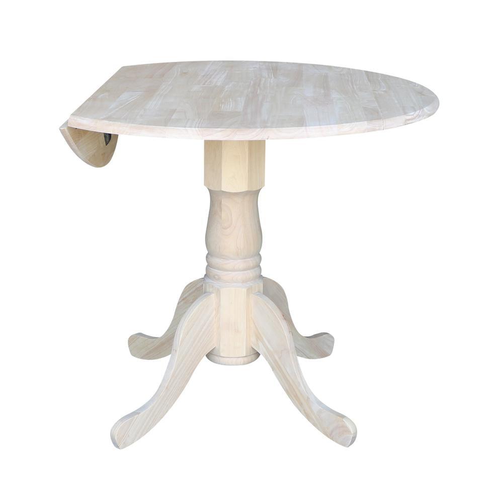 International Concepts Dual Drop Leaf Table - 36", Unfinished