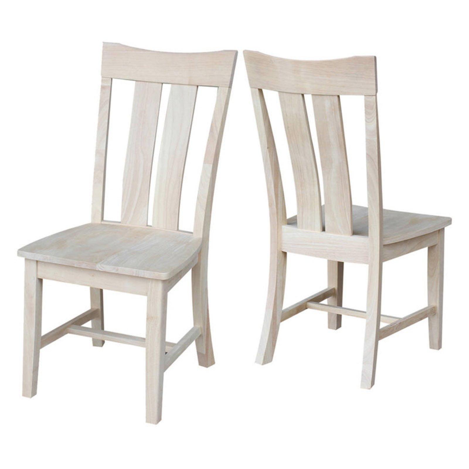 International Concepts Set of Two Ava Chairs