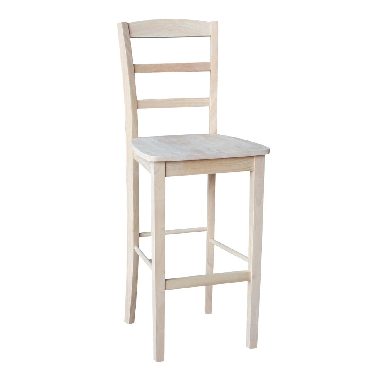 International Concepts Madrid Bar Height Stool - 30 inches Seat Height