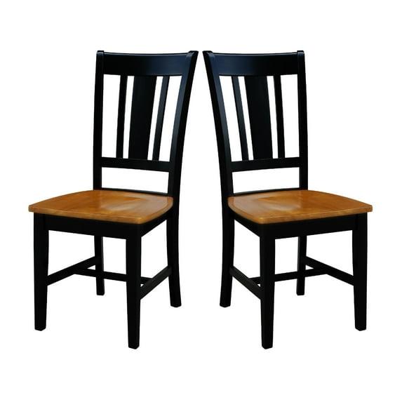 Set of 2 San Remo Splatback Chairs - International Concepts