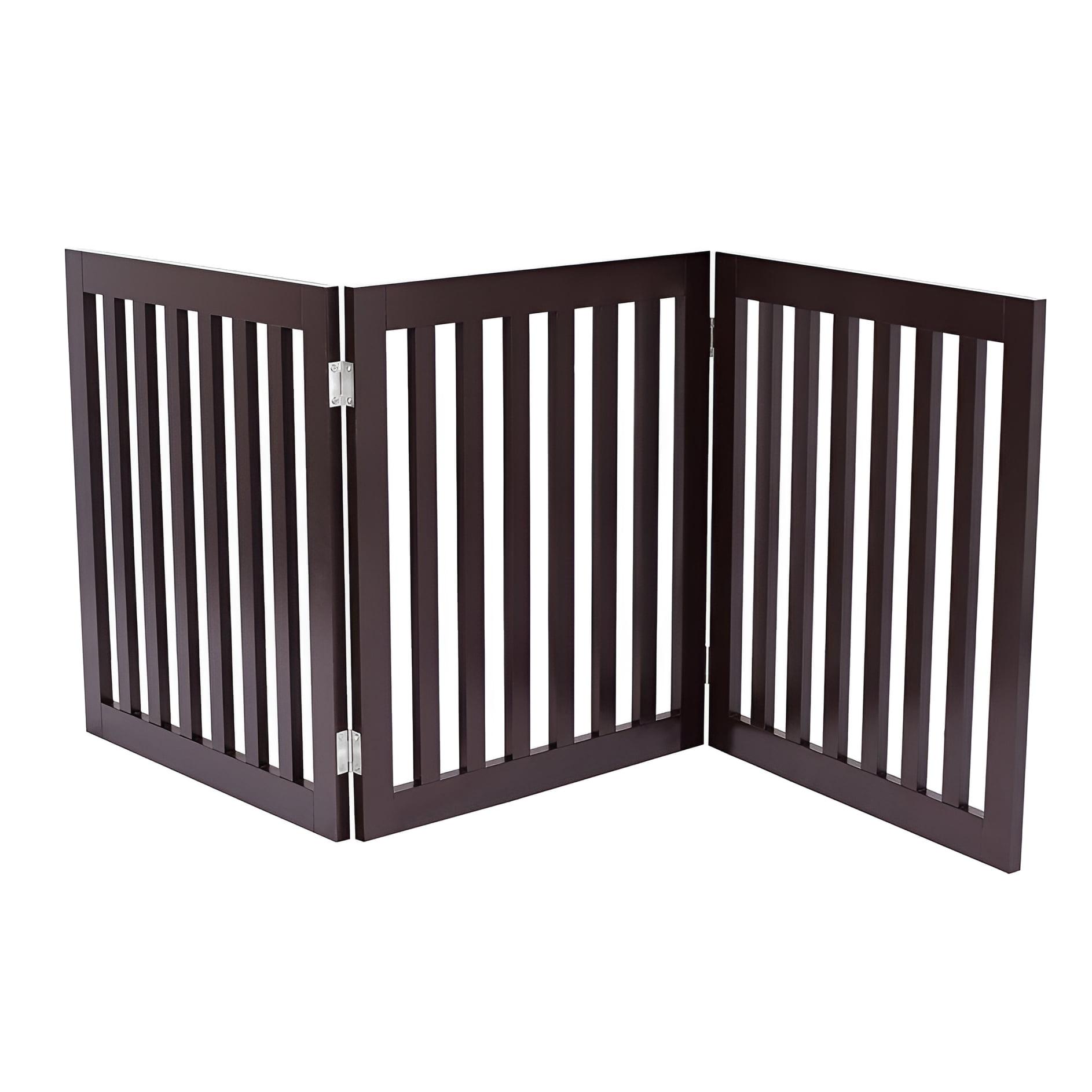 BirdRock Home Wood Free Standing Pet Gate