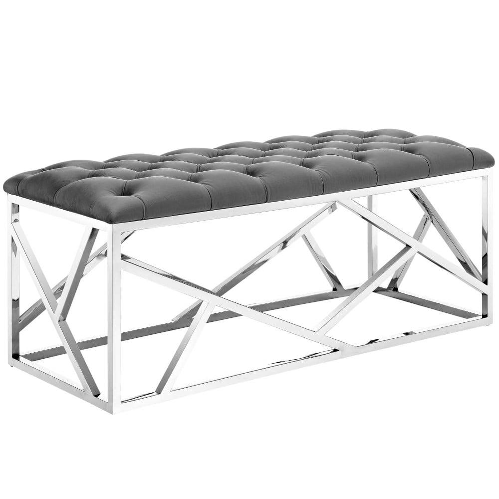 Orchid Sebastian Button-tufted Bench by Modway