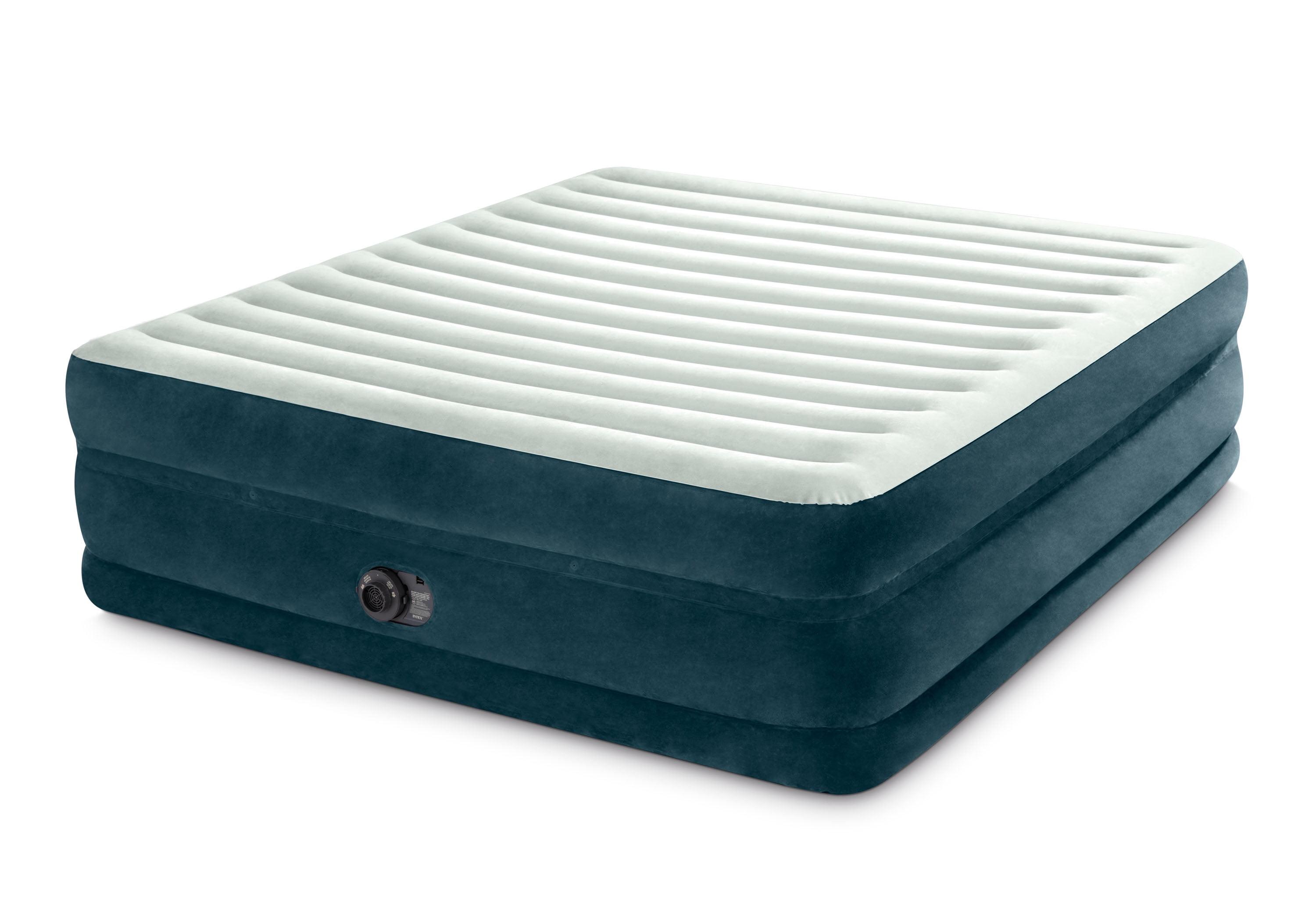 King Green 24" Raised Airbed Mattress with Built-in Pump