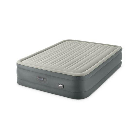 Intex Intex PremAire Dream Support Fiber Tech Air Mattress with Built-In Pump