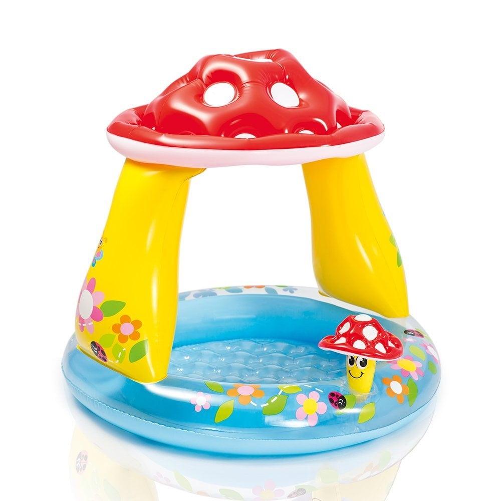 Intex Intex Inflatable Mushroom Water Play Center Kiddie Baby Swimming Pool Ages 1-3