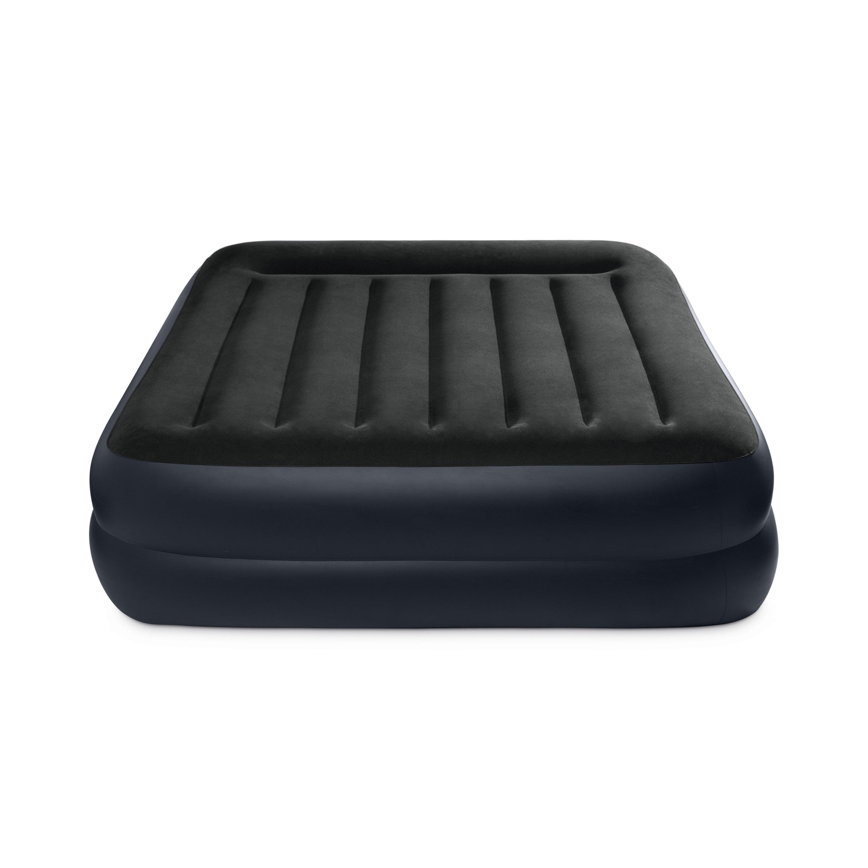 Intex Dura Beam Plus Pillow Raised Airbed Mattress With Built In Pump