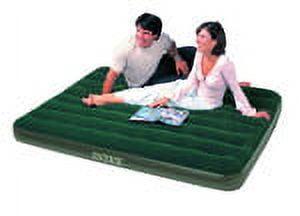 Intex Queen Dura-Beam Prestige Airbed with Battery Pump, 10" Thick