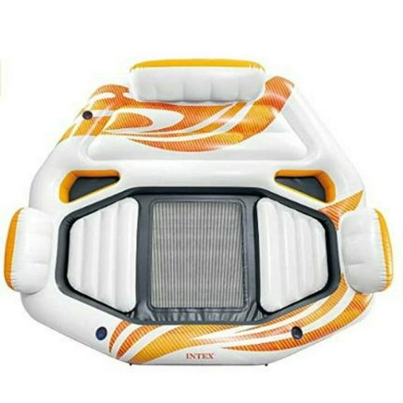 Intex Vista Inflatable Lake Island Raft Float 94" W x 81" L x 20" H