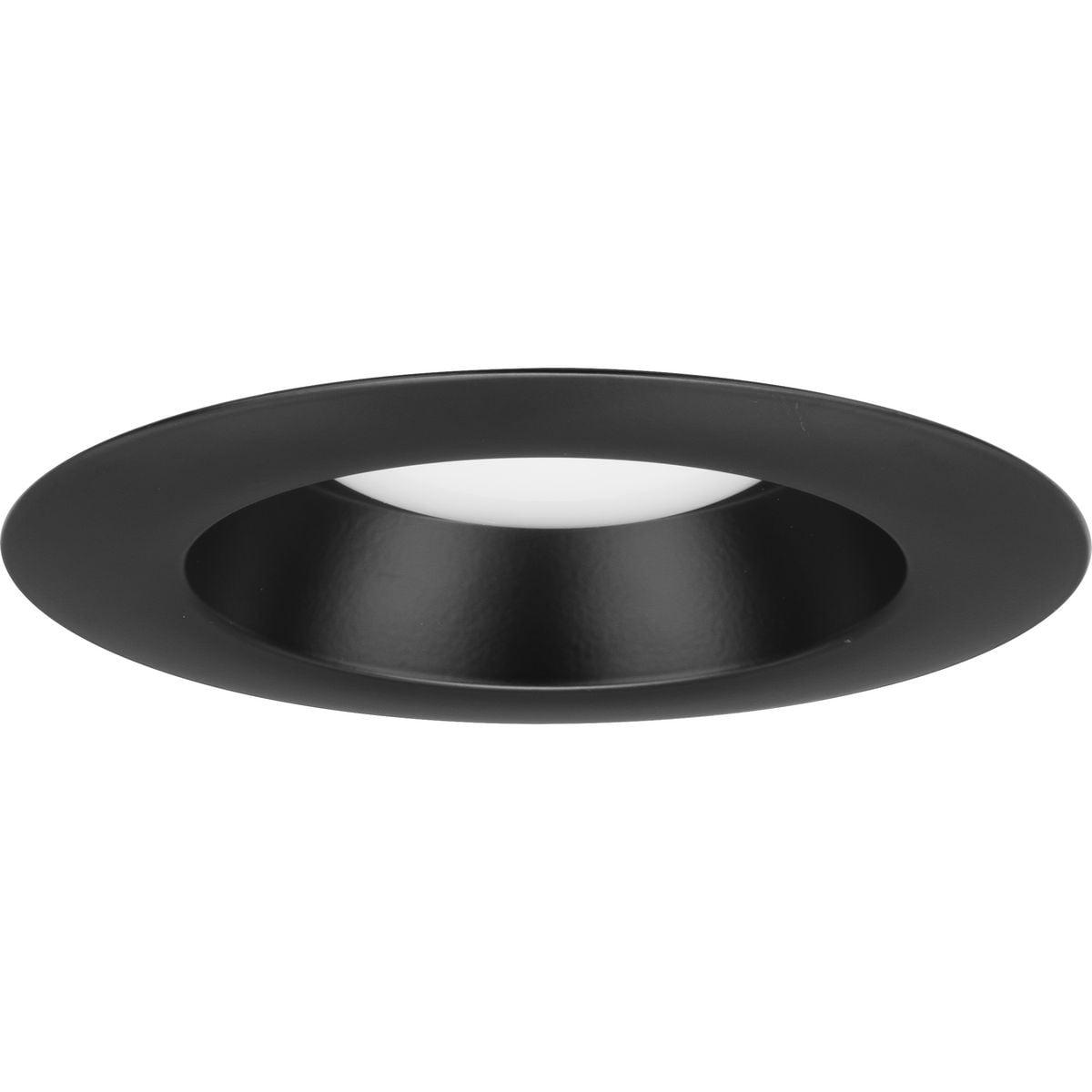 Progress Lighting, Intrinsic Collection, 1-Light Recessed LED Eyeball Downlight, Black, Steel, 7.727" Width, 3.94" Height