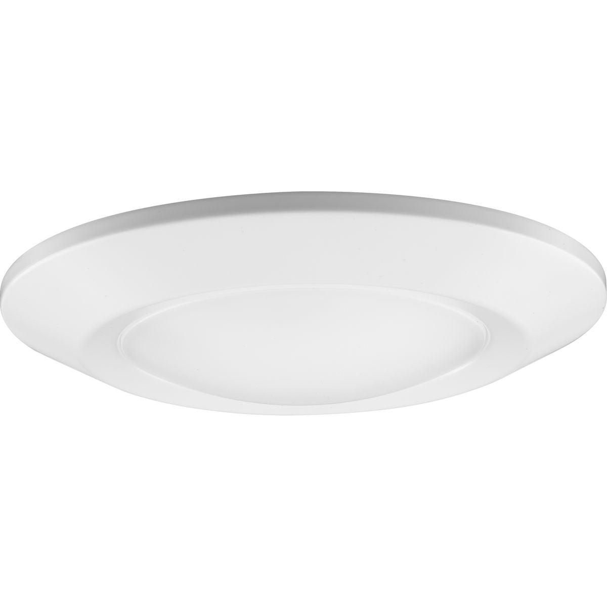 Intrinsic 8'' Contemporary White Aluminum LED Surface Mount Light