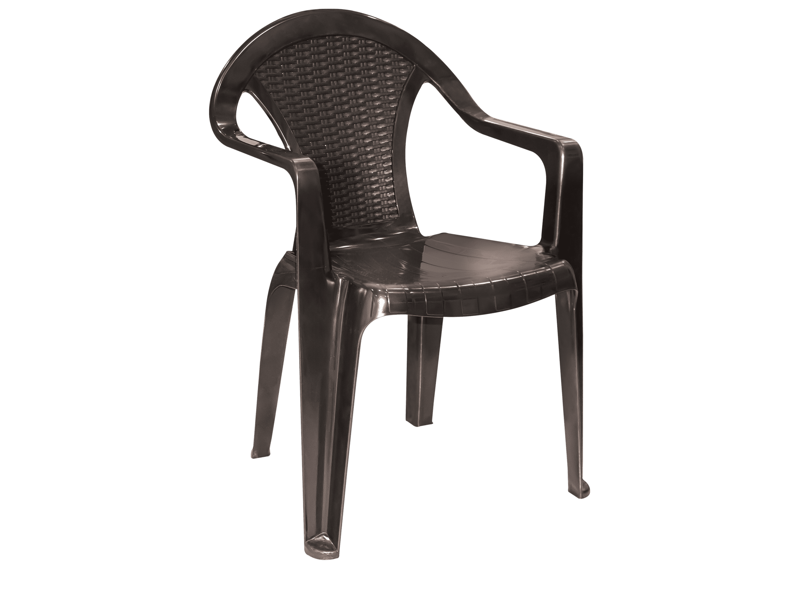 Orren Ellis Outdoor Stacking Dining Armchair (Set of 4)