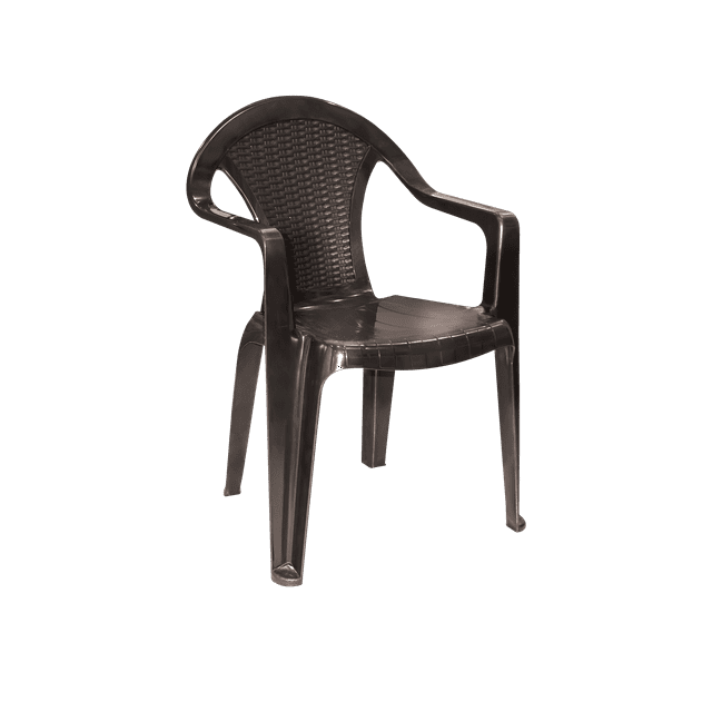 Orren Ellis Outdoor Stacking Dining Armchair (Set of 4)