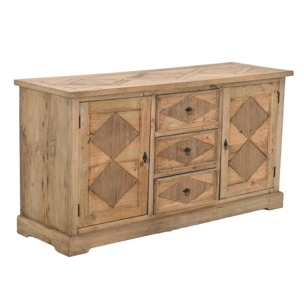 Inverness Natural Pine Farmhouse Sideboard Buffet