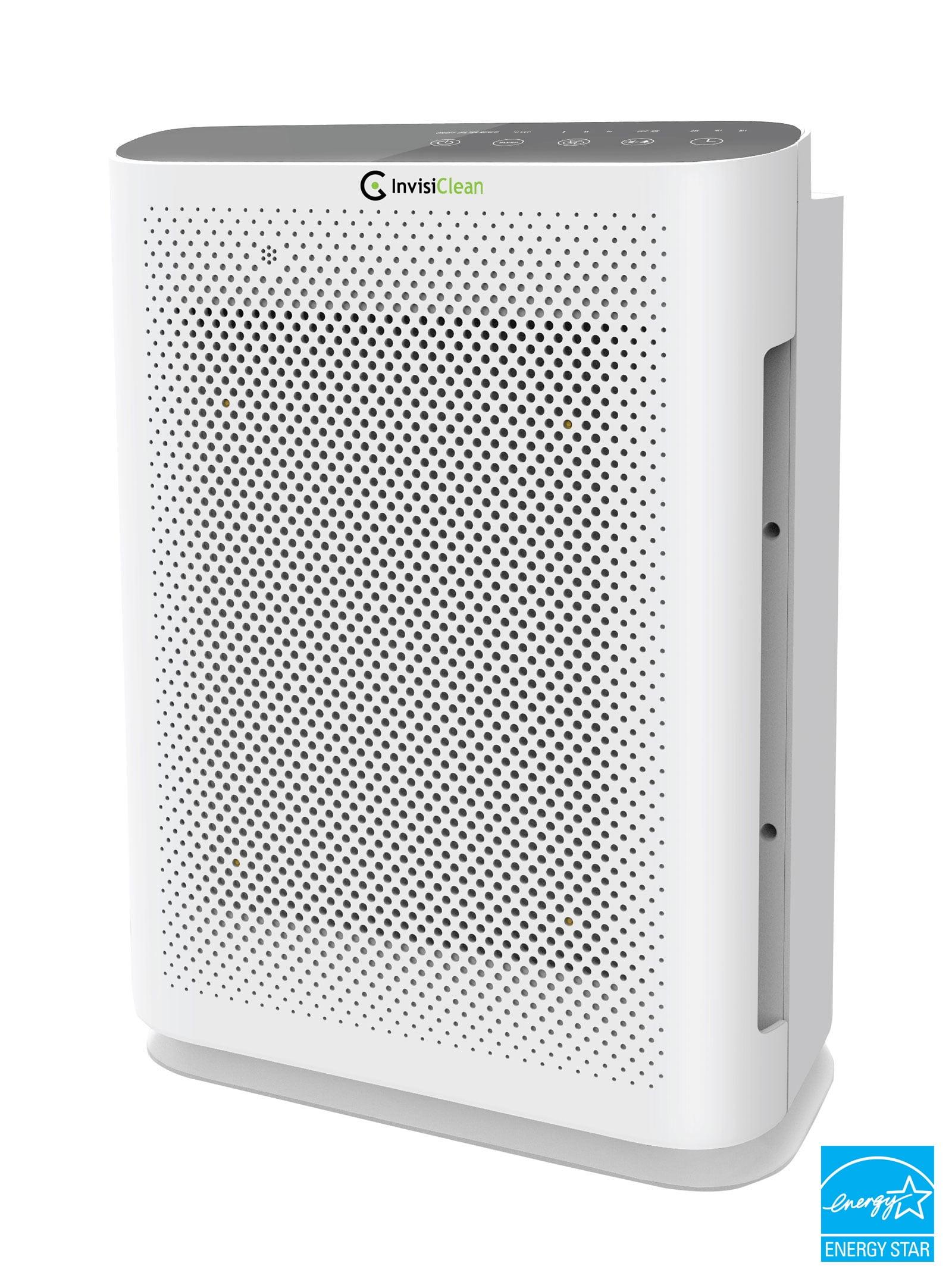 White Compact 4-in-1 Air Purifier with UV and HEPA