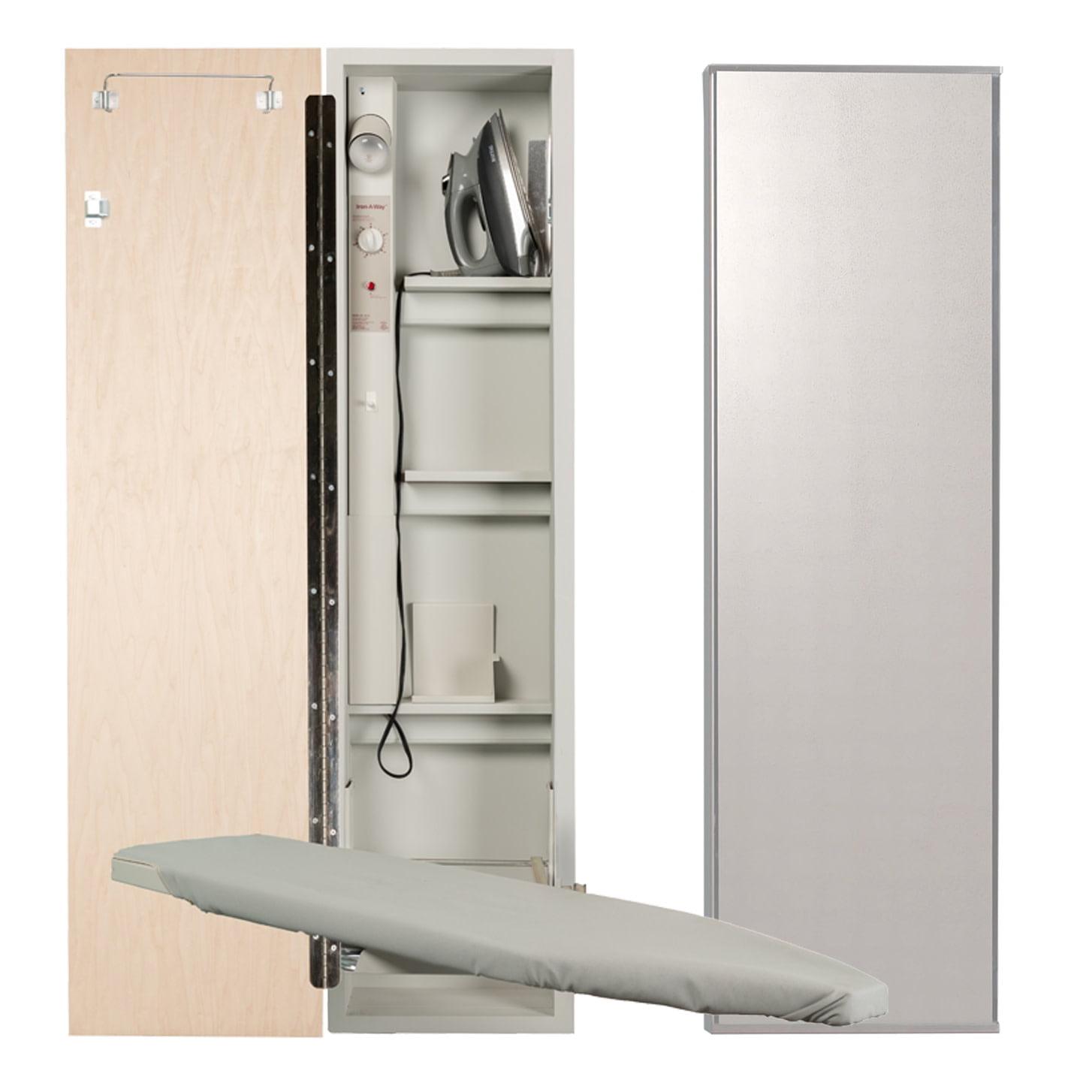 Iron-A-Way LLC Premium Swivel Non-Electric Built-In Ironing Center MADE IN THE USA