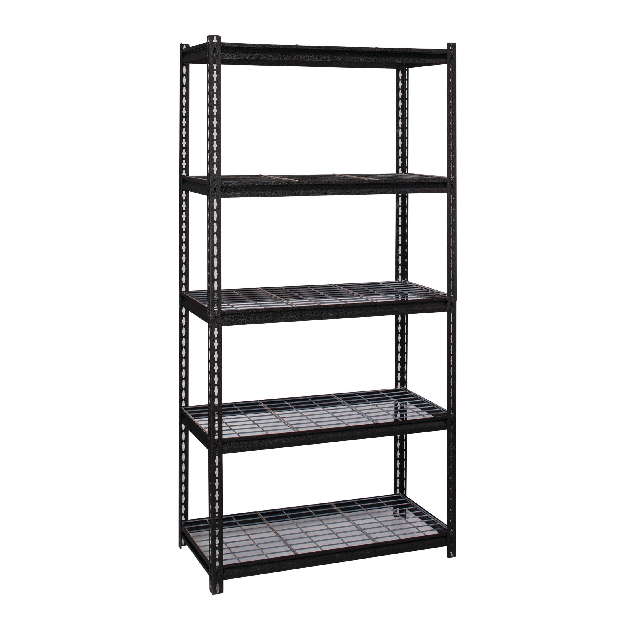 Poteau Metal Height -Adjustable Shelving Unit