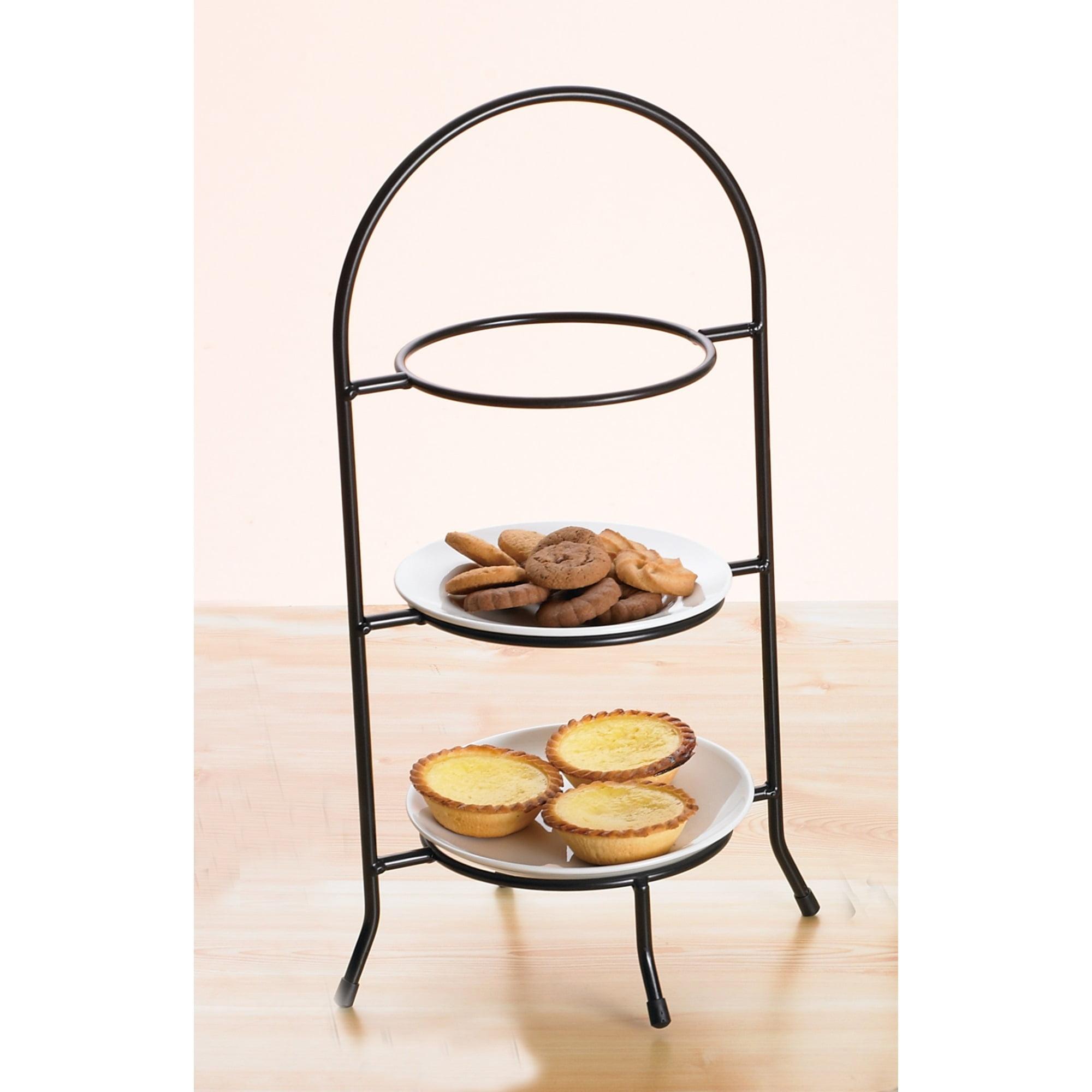 Iron Works Metalware Dessert Plate Rack - 3 Tier