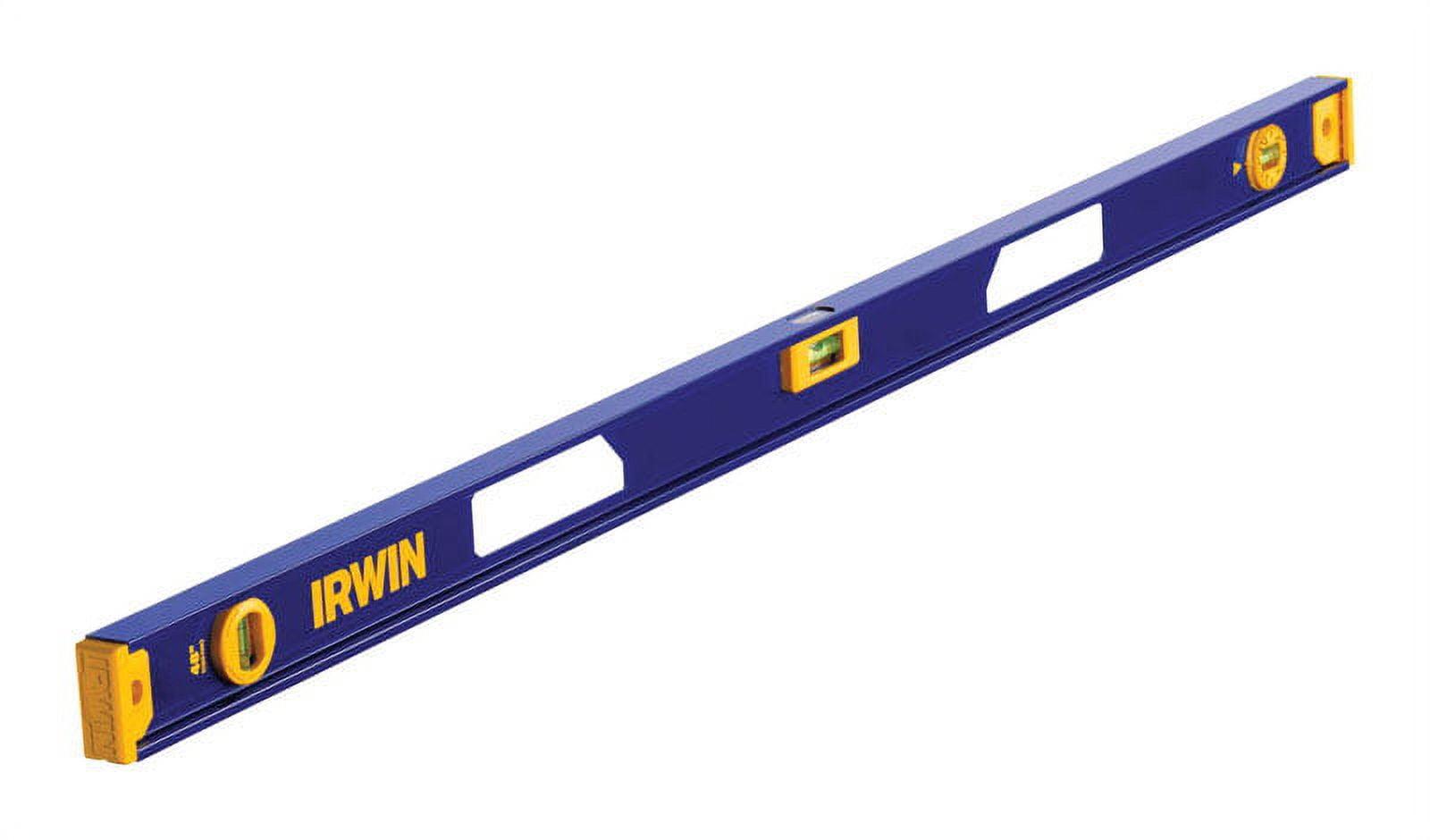 Irwin 48 in. Aluminum I-Beam Level 3 vial