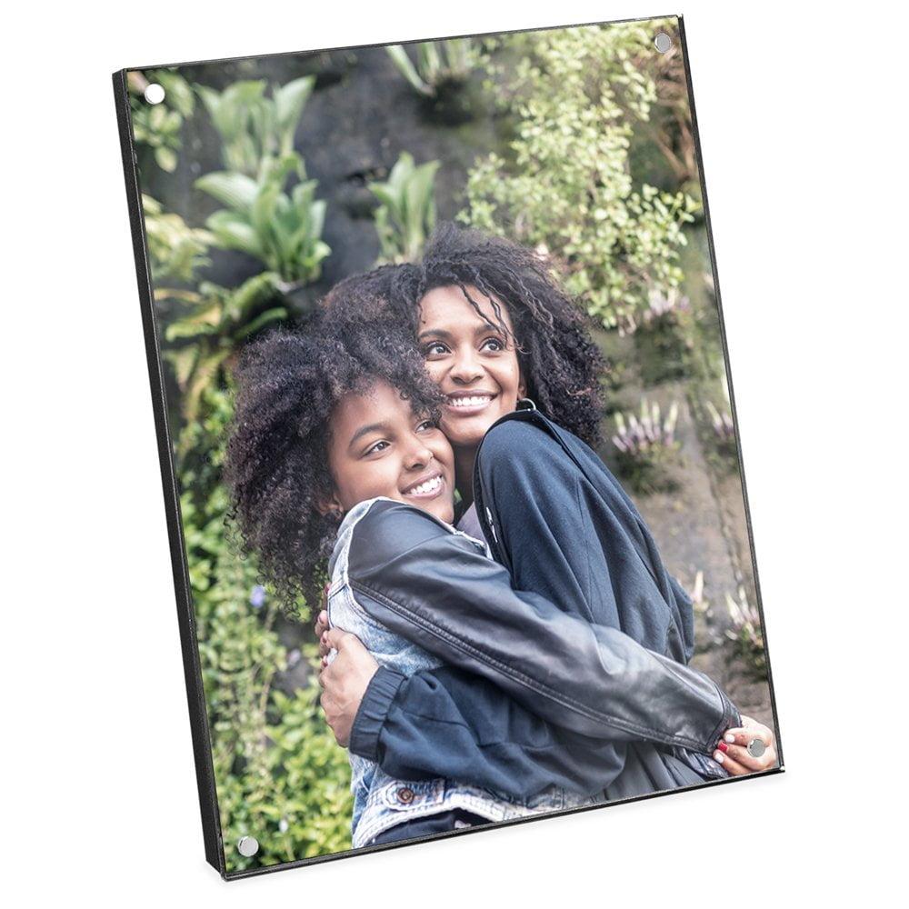 8x10 Black Acrylic Magnetic Tabletop Picture Frame