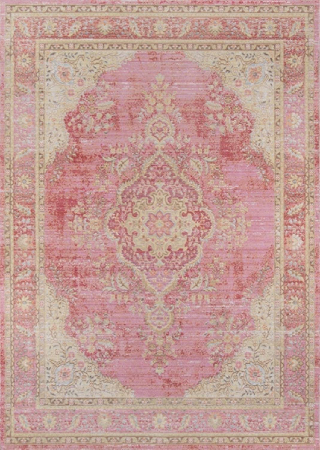 Momeni Isabella Area Rug, Pink, 4' X 6'