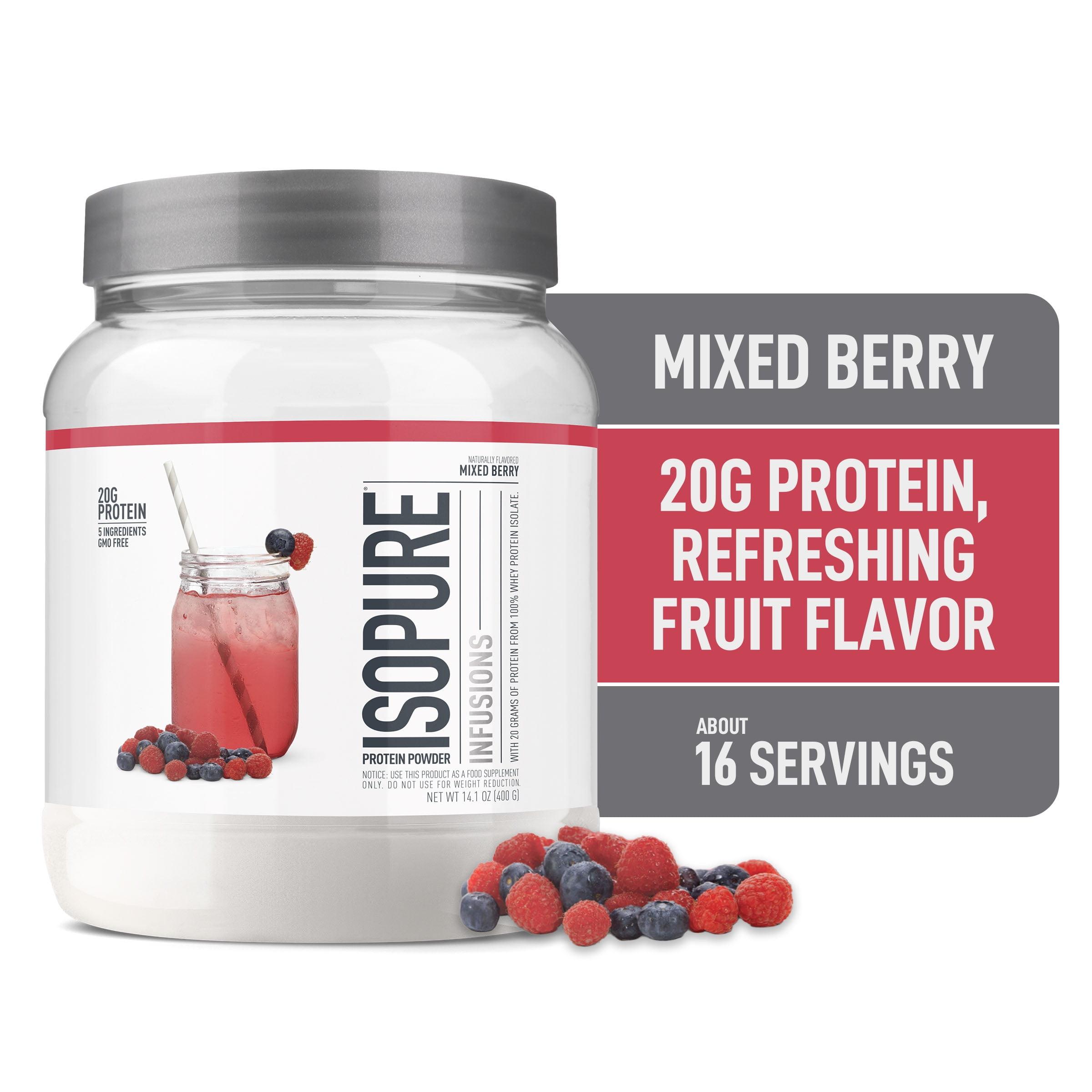 Isopure Infusions Protein Powder - Mixed Berry - 14.1oz