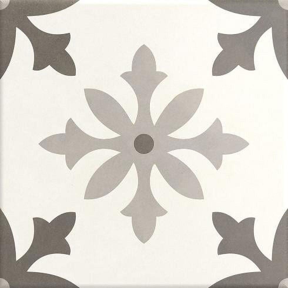 Istanelle 8" Beige and Brown Porcelain Encaustic Tile