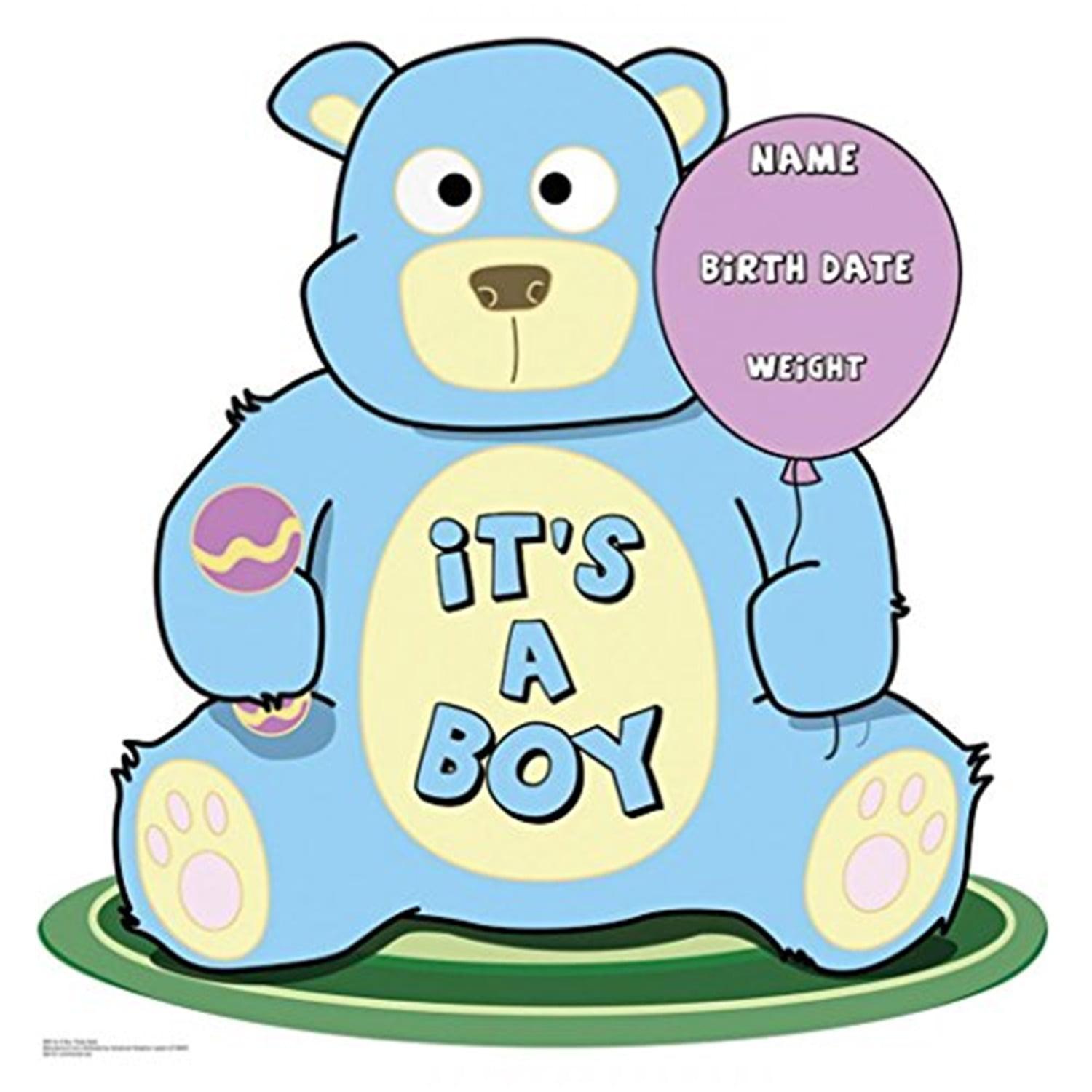 Advanced Graphics It's A Boy Teddy Bear Life-Size Cardboard Stand-Up