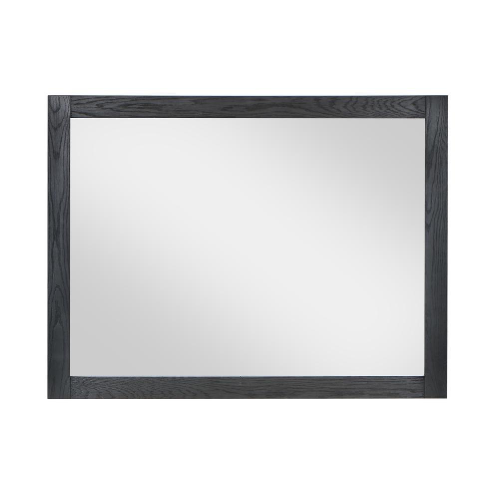 Ivy Wood Flat Wall Mirror
