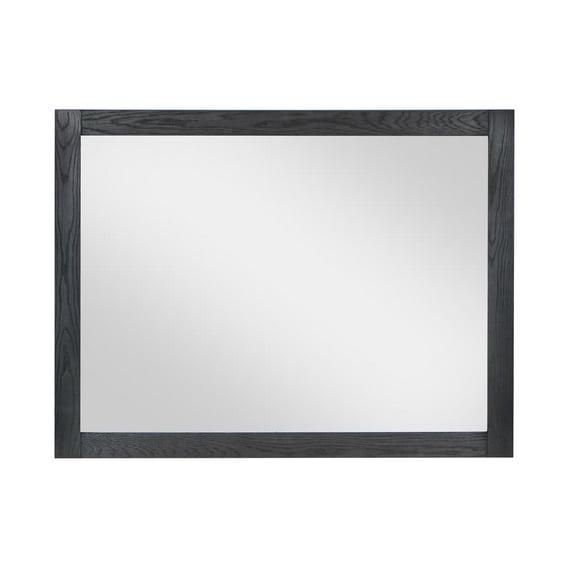 Ivy Wood Flat Wall Mirror