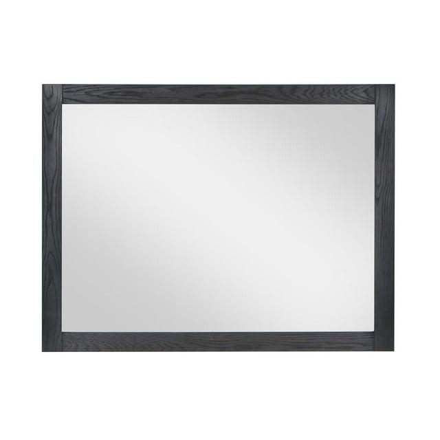 Ivy Wood Flat Wall Mirror