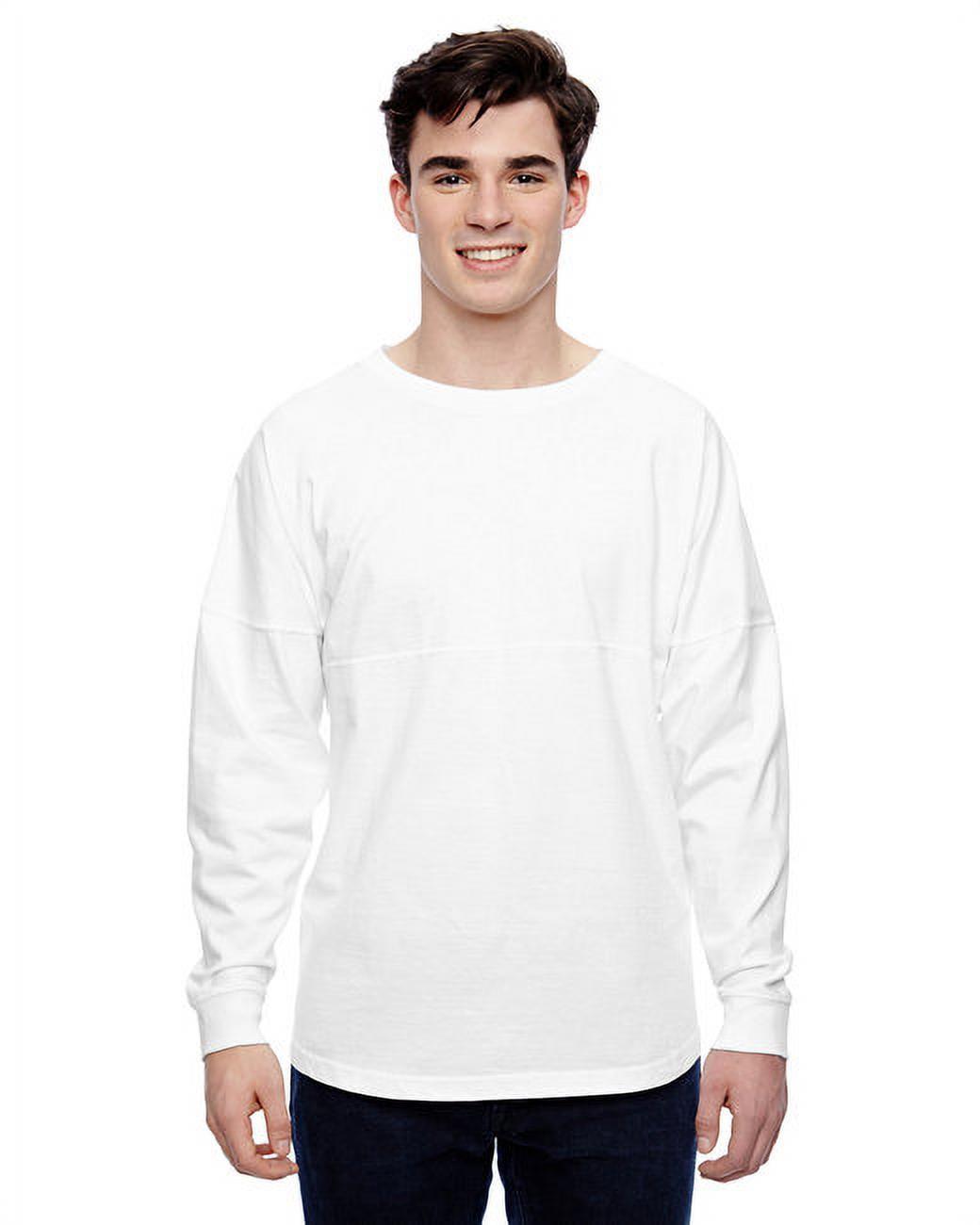 White Cotton Long Sleeve Game Day Jersey