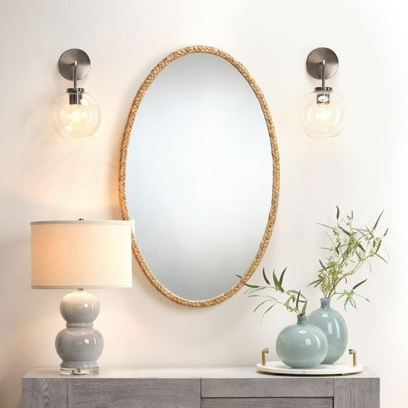 Eden Home 14.25" Transitional Metal Wall Sconce in Gun Brown and Clear