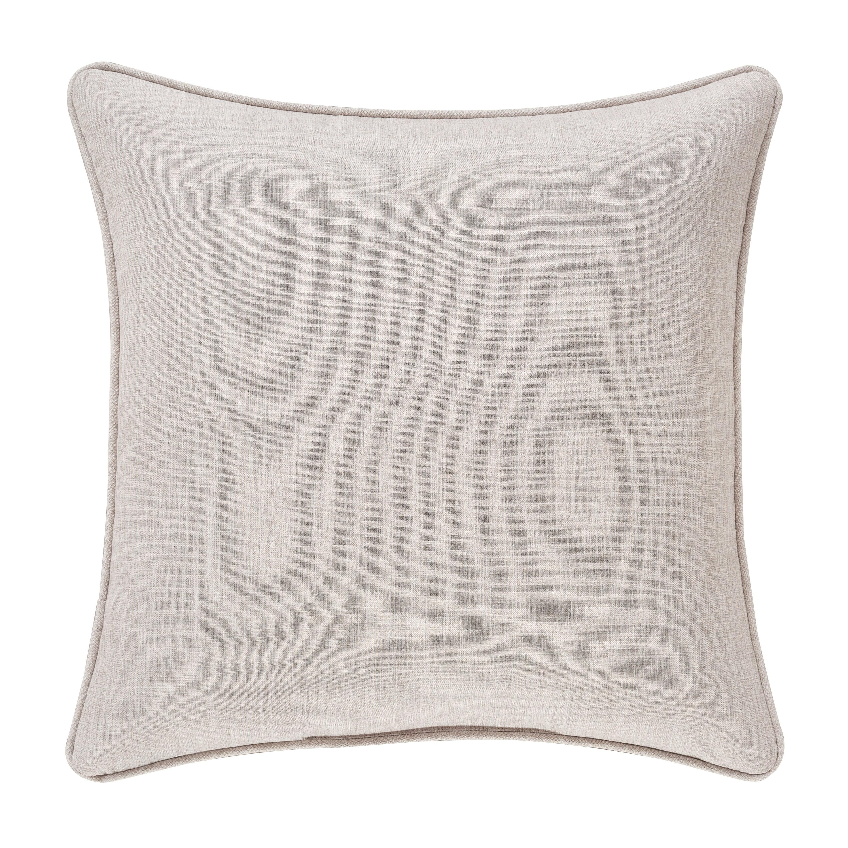 Five Queens Court Leanna 20" Square Decorative Throw Pillow