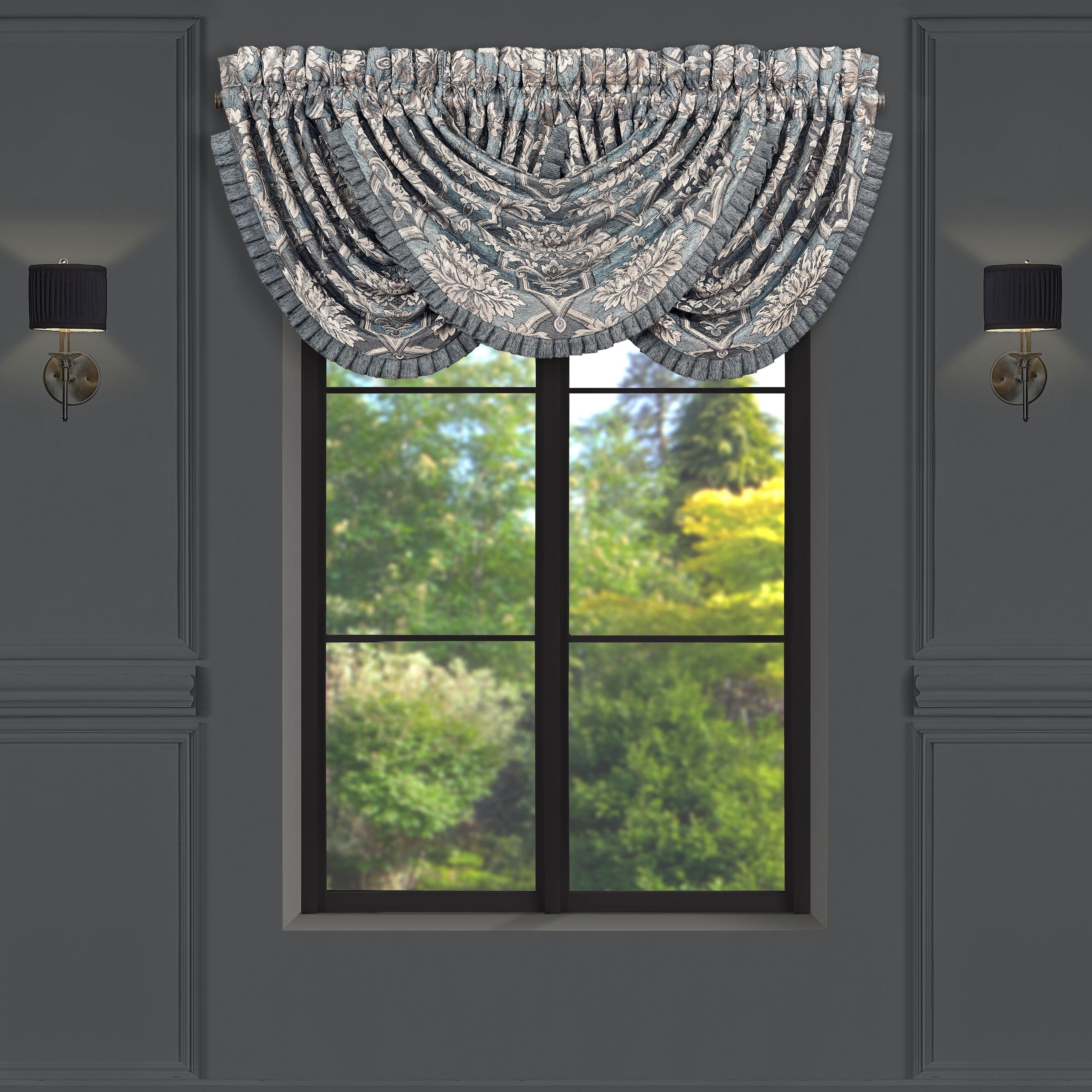 Five Queens Court Woodmere Window Waterfall Valance
