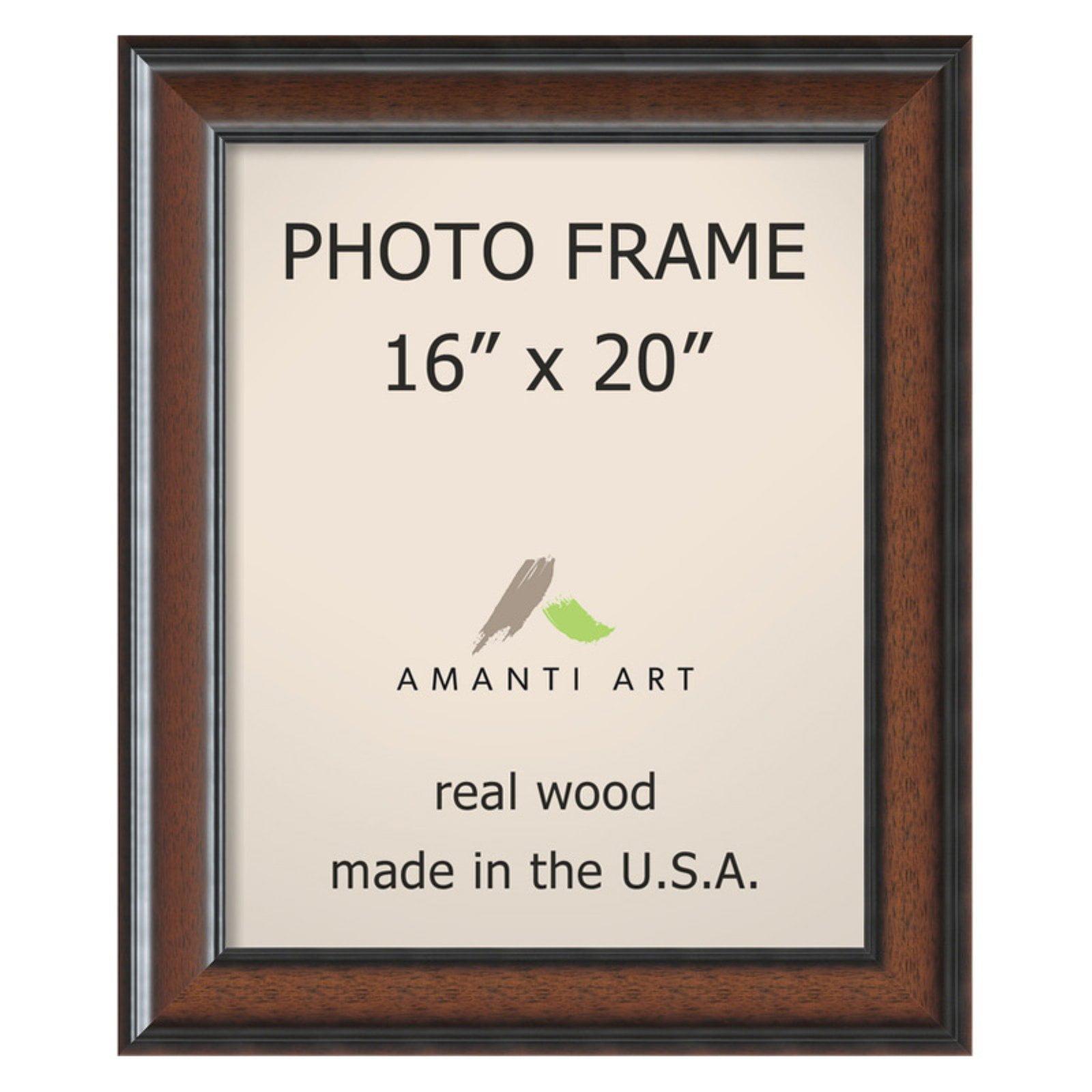 Amanti Art Cyprus Walnut Wood Picture Frame