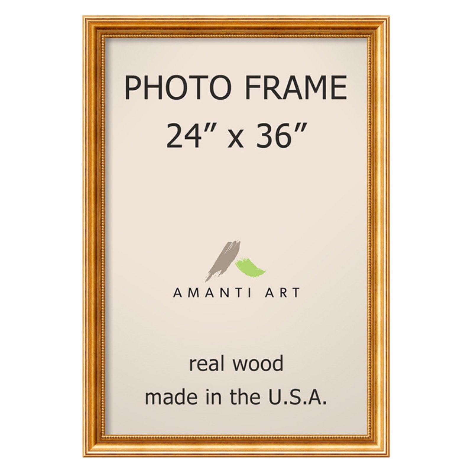 Amanti Art Townhouse Gold Wood Picture Frame