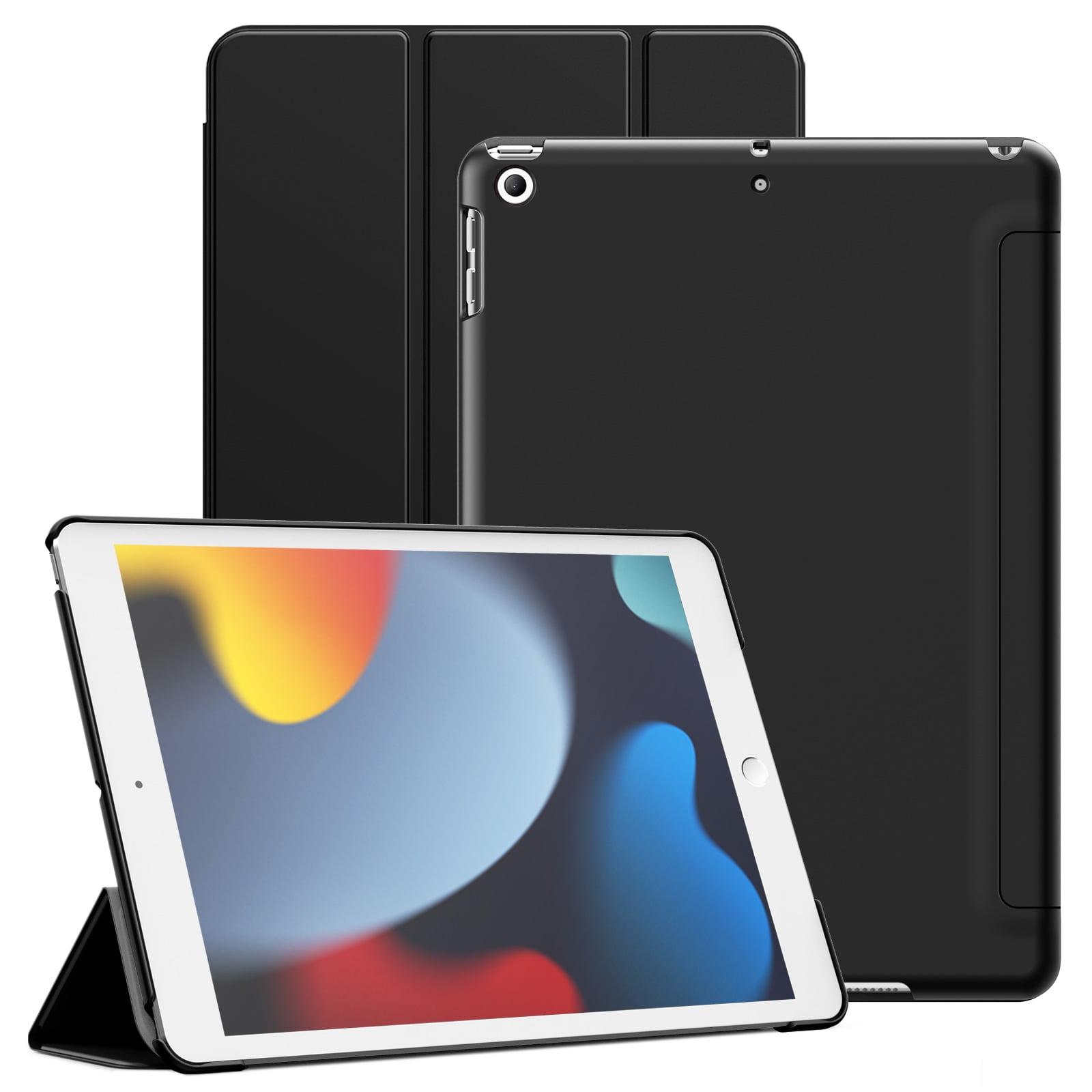 Black Hardshell Flip Folio Case for iPad 10.2-Inch