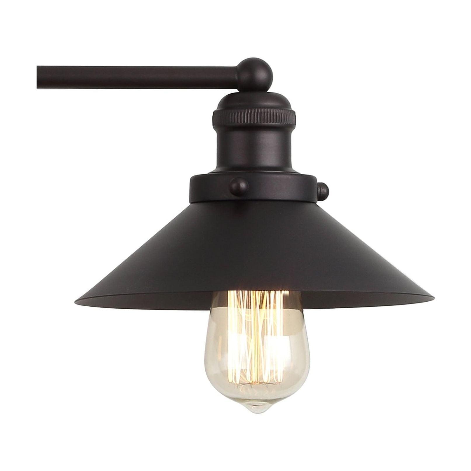 July 17.5" 2-light Metal Vanity Light, Oil Rubbed Bronze
