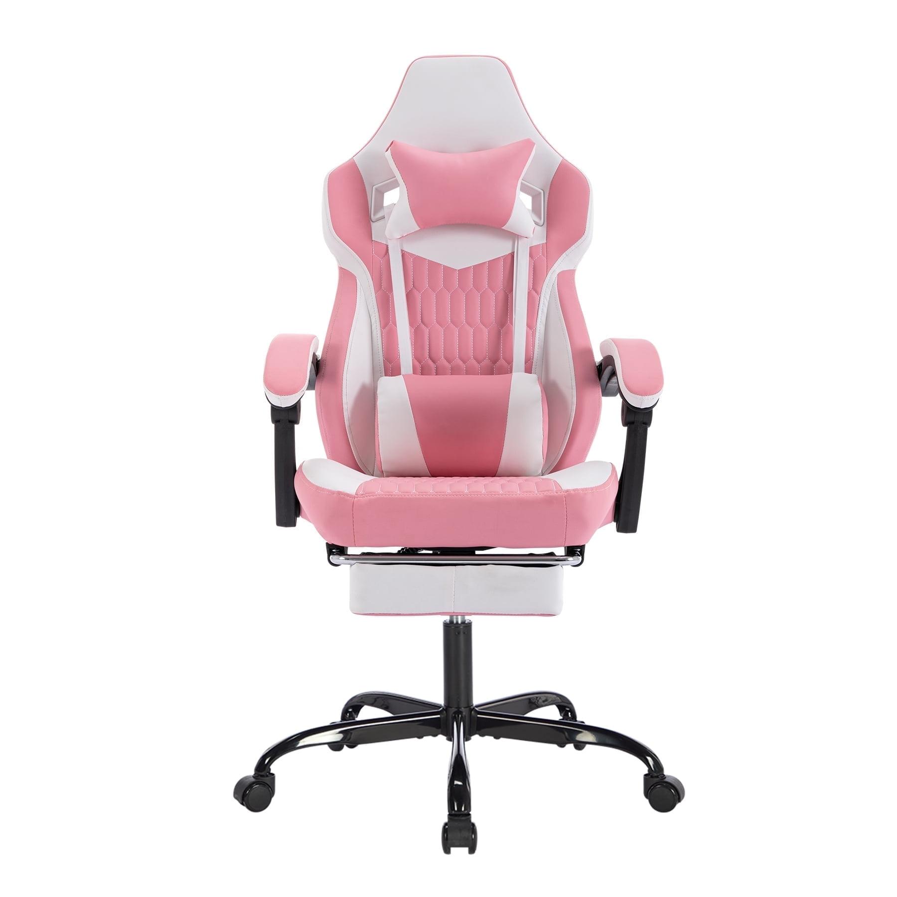 BEST CHOICE APPLIANCES LLC Racing Gaming Chair Diamond PU Leather Office Gamer Chair High Back Swivel Recliner With Footrest