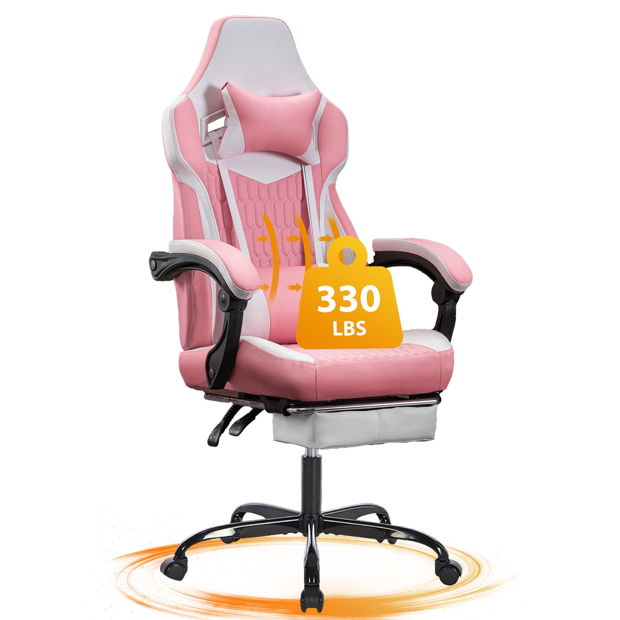 BEST CHOICE APPLIANCES LLC Racing Gaming Chair Diamond PU Leather Office Gamer Chair High Back Swivel Recliner With Footrest