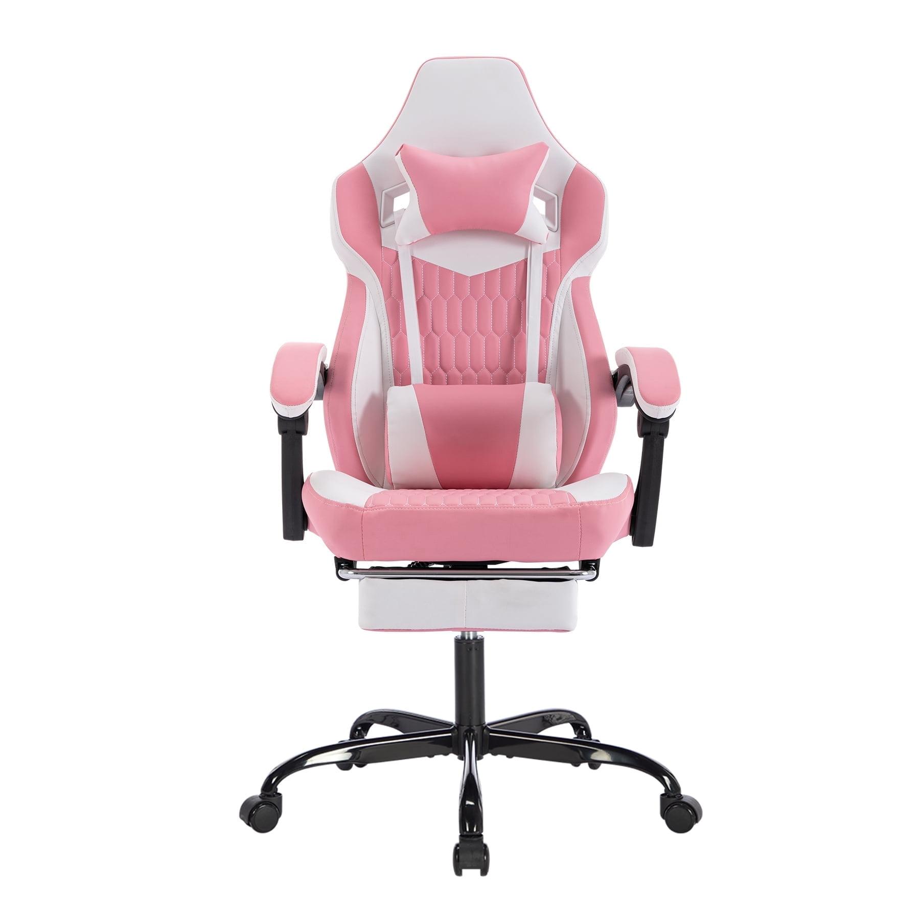 BEST CHOICE APPLIANCES LLC Racing Gaming Chair Diamond PU Leather Office Gamer Chair High Back Swivel Recliner With Footrest