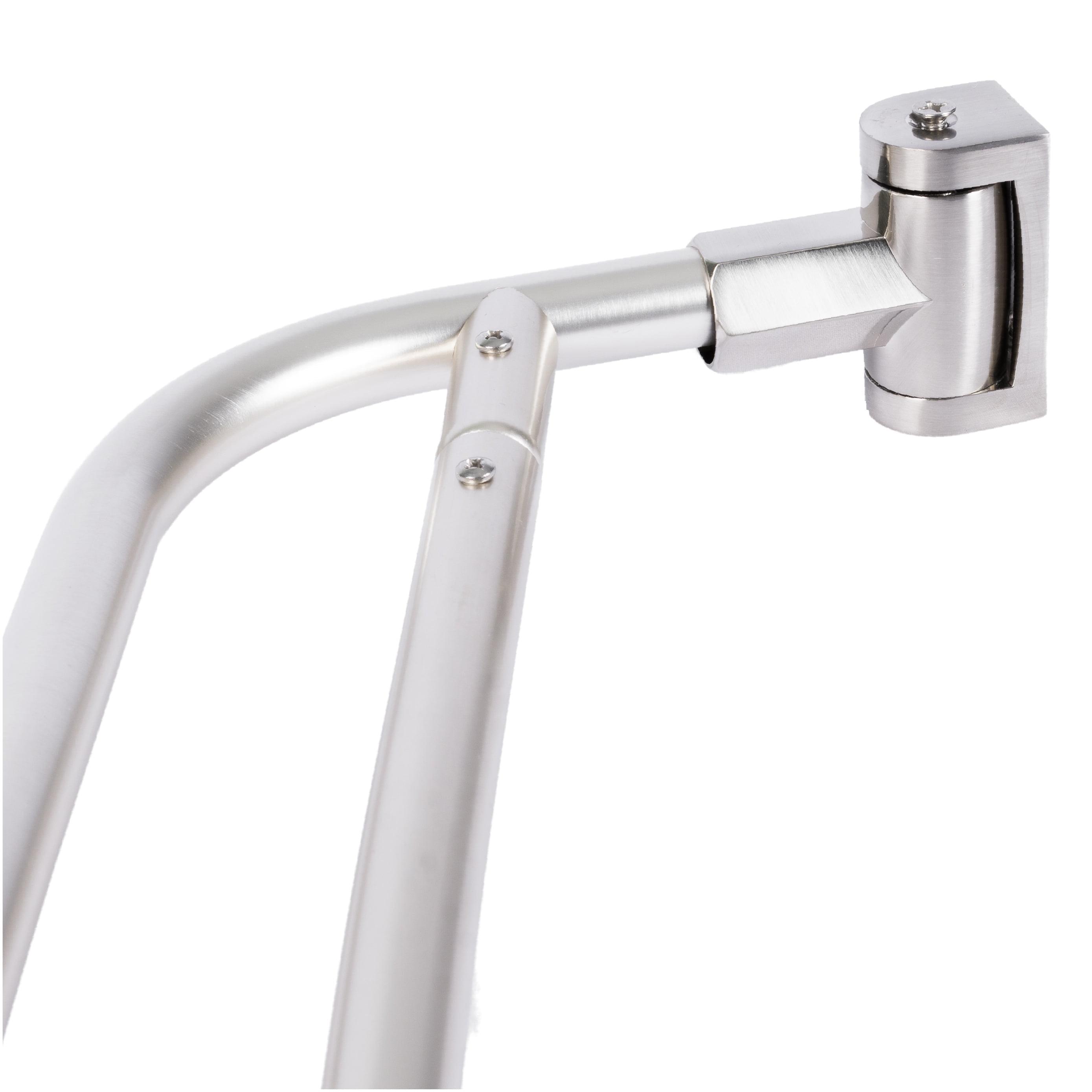 VOMGEB1 Double Curved Shower Rod, Durable Metal Construction