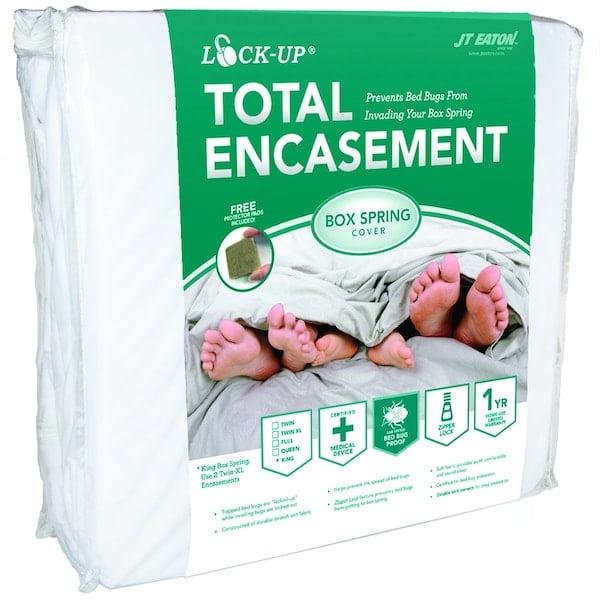 JT Eaton Lock-up Full Bed Bug Box Spring Encasement - For Full Size Beds