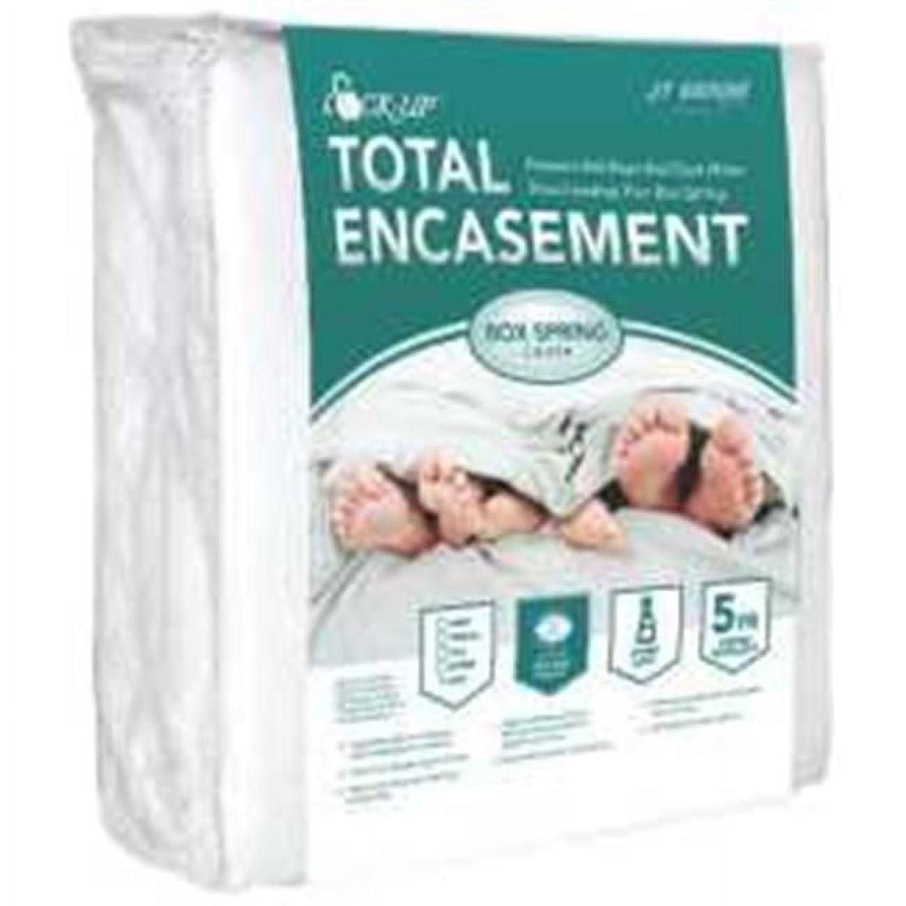 Twin White Durable Box Spring Encasement Cover