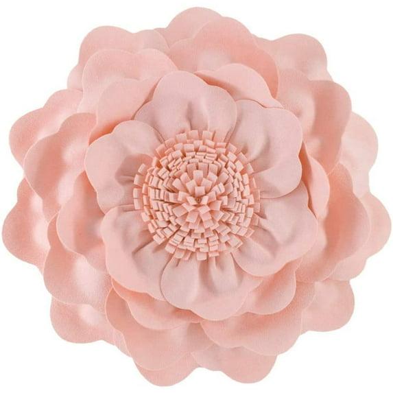 JWH 3D Floral Throw Pillow Floral Throw Pillow