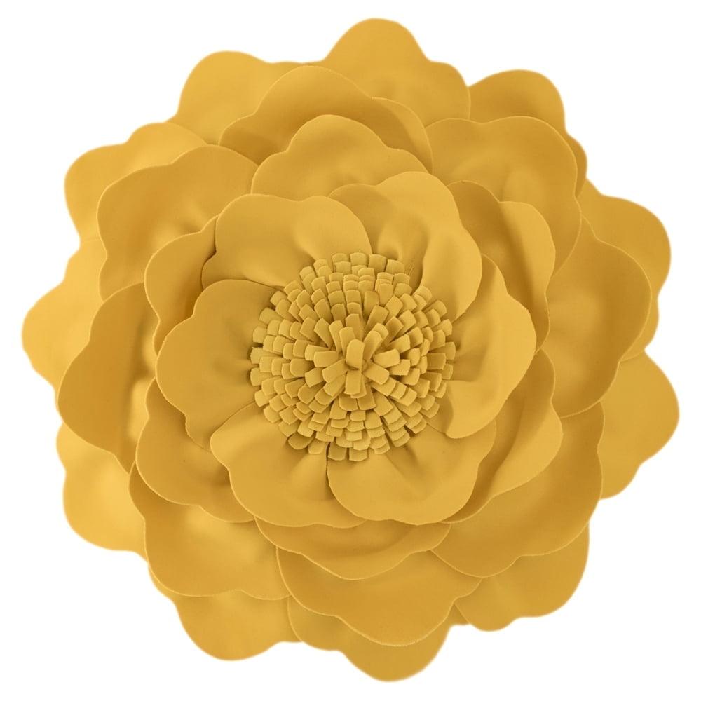 JWH 3D Floral Throw Pillow Floral Throw Pillow